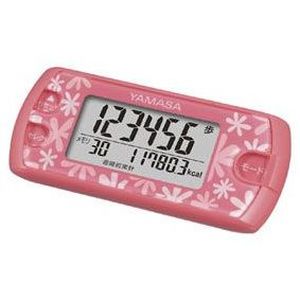 山佐時計計器 山佐時計計器 ポケット万歩 EX-500 フローラルピンク