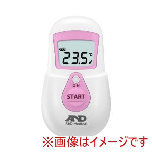 エーアンドデイ A&D A&D UT-701 非接触体温計 でこピッと ピンク エーアンドデイ