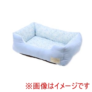 ペットプロジャパン PetPro ペットプロジャパン Homey ひんやり冷感プチ フルールスクエアベッド S スモーキーブルー