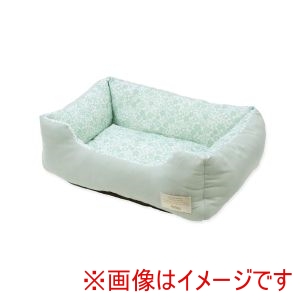 ペットプロジャパン PetPro ペットプロジャパン Homey ひんやり冷感プチ フルールスクエアベッド S スモーキーグリーン