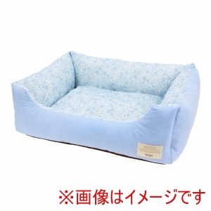 ペットプロジャパン PetPro ペットプロジャパン Homey ひんやり冷感プチ フルールスクエアベッド M スモーキーブルー