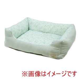 ペットプロジャパン PetPro ペットプロジャパン Homey ひんやり冷感プチ フルールスクエアベッド M スモーキーグリーン