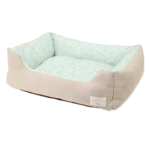 ペットプロジャパン PetPro ペットプロジャパン Homey ひんやり冷感スタイリッシュツイルスクエアベッド M ライトブラウン