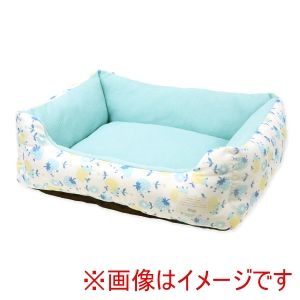 ペットプロジャパン PetPro ペットプロジャパン Homey レトロフルーツスクエアベッド M スモーキーブルー
