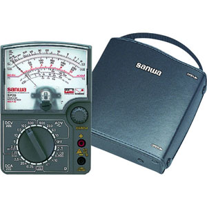 三和電気計器 サンワ SANWA サンワ SP20/C アナログマルチテスタ ハードケース付き 三和電気計器 SANWA