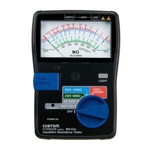 カスタム CUSTOM カスタム MG-03U アナログ絶縁抵抗計 CUSTOM