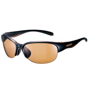 山本光学 スワンズ SWANS スワンズ LN0065 サングラス 偏光レンズ クリアブラウン ブラック SWANS 山本光学