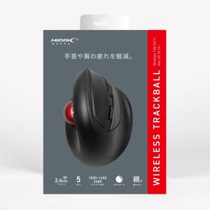 ハイディスク HI DISC ハイディスク HDM-06TWBK ワイレストラックボールマウス 磁気研究所