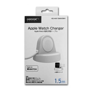 ハイディスク HI DISC ハイディスクHD-AW15MAGWH Apple Watchチャージャー ケーブル1.5m