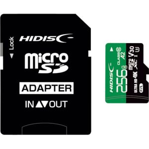 ハイディスク HI DISC ハイディスク HDMCSDX256GA2V30PRO 超高速R170シリーズmicroSDXCカード 256GB