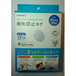 ハイディスク HI DISC HI DISC HD-TAGHB16WH 紛失防止タグ iPhone用 ホワイト