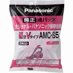 パナソニック 交換用　紙パック（Ｍ型Ｖタイプ） AMC-S5