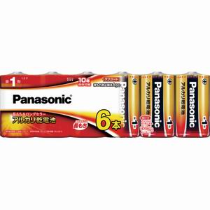 パナソニック アルカリ乾電池　単１ｘ６本 LR20XJ/6SW