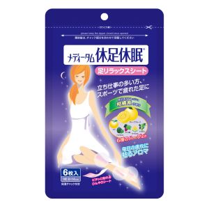 ラクール薬品販売 RAKOOL ラクール薬品販売 メディータム 休足休眠 足リラックスシート 6枚
