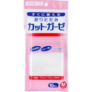 川本産業 川本産業 カットガーゼ M 10枚