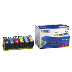 エプソン EPSON エプソン KAM-6CL-L インクカートリッジ カメ 6色パック L 増量