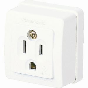パナソニック Panasonic パナソニック WK3001WP 接地角型コンセント/P Panasonic