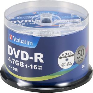 バーベイタム Verbatim バーベイタム DHR47JP50V4 データ用DVD-R 4.7GB 50枚 16倍速 Verbatim