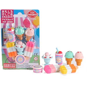 イワコー イワコー おもしろ消しゴム アイスショップ
