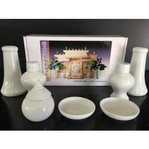 静岡木工 静岡木工 神具セット 7点セット 中
