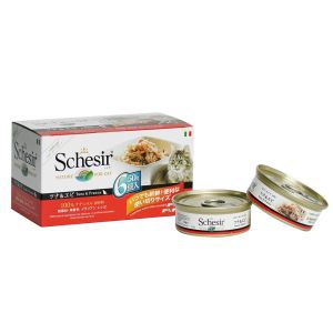 ファンタジーワールド ファンタジーワールド 無添加 無着色 成猫用 キャットフード シシア ツナ&エビ 50g×6個パック